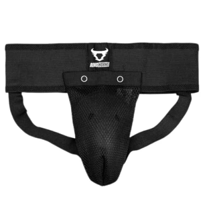 Abbildung von Ringhorns, Charger Kinder Tiefschutz mit Halterung, Unisex Kinder, 10 Years, Schwarz