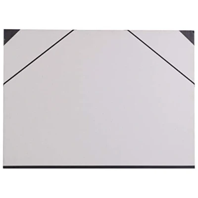 Abbildung von Clairefontaine 44620C Zeichenmappe (Gummizug, Rücken 30 mm, innen: 50 x 70 cm, außen: 52 72 ideal zur Aufbewahrung Ihrer Werke) betongrau