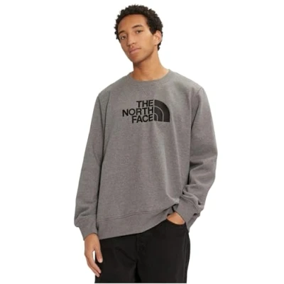 Abbildung von The North Face DREW PEAK CREW Sweatshirt, Herren, Größe: XS, Medium grey heather