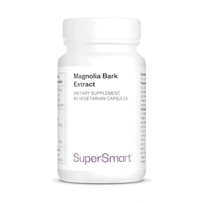Abbildung von Magnolia Rindenextrakt Hilft bei der Beruhigung von Angst und Stress ohne Müdigkeit Extrakt aus officinalis standardisiert auf 90% Honokiol Magnoliol Vegan Supersmart