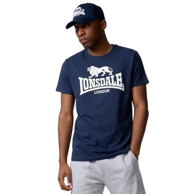 Abbildung von Lonsdale Herren T Shirt ST. ERNEY Normale Passform, Navy, XS