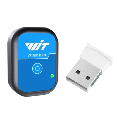 Abbildung von [Bluetooth Mini 5.0 Beschleunigungsmesser + Neigungsmesser] WT9011DCL MPU9250 9 Achsen Gyroskop Hohe Präzision Winkel Magnetometer mit Kalman Filter, 3 IMU AHRS Sensor Low Energy für