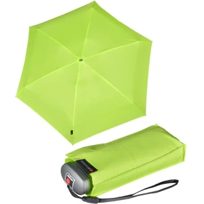 Abbildung von Knirps Mini Taschenschirm Travel mit UV Schutz Lime