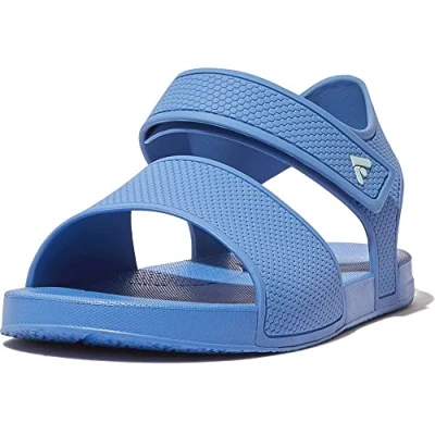 Abbildung von Fitflop Iqushion Kids Eergonomic Back Strap Sandale, Rocket Blue, 34.5 EU