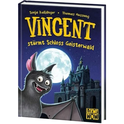 Abbildung von Vincent stürmt Schloss Geisterwald (Band 4): Kopfüber in ein neues humorvolles Grusel Abenteuer Kinderbuch ab 7 Jahren Wow! Das will ich lesen (Loewe Wow!, Band 4)