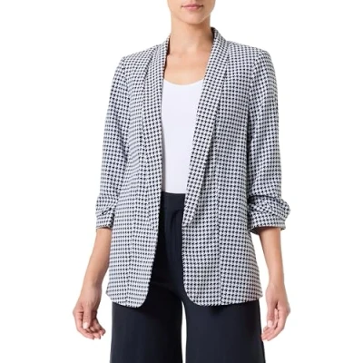 Abbildung von Pieces Pcbosella 3/4 Sleeve Blazer, Damen, Größe: Large, Black