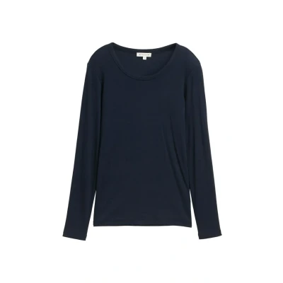 Abbildung von TOM Tailor Basic Langarmshirt, Damen, Größe: XL, Lunar eclipse