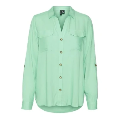 Abbildung von VERO MODA Grün Damen Bluse Vmbumpy L/S Shirt New WVN Ga Noos S