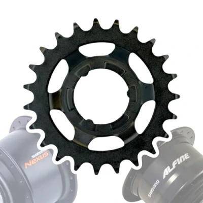 Abbildung von F26 Shimano Fahrrad Nexus/Alfine Getriebenaben Verschleiss Teil Service Wartung Austausch Naben Ersatz Ritzel (Schwarz 23 Zähne)