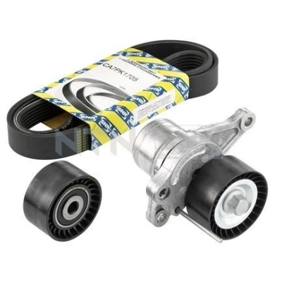 Abbildung von SNR KA855.24 Keilrippenriemensatz RENAULT: ESPACE 4, SCENIC 3, LAGUNA NISSAN: Qashqai / Qashqai+2 I, X Trail