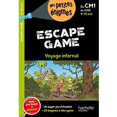 Abbildung von Escape game Du CM1 au CM2 Cahier de vacances 2024: vacances, avec une loupe à détacher