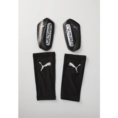 Abbildung von Puma Ultra FLEX Sleeve Unisex Schienbeinschoner, Größe: Large, Black/silver