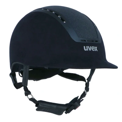 Abbildung von Uvex Reithelm Suxxeed Glamour Blau 54 55cm