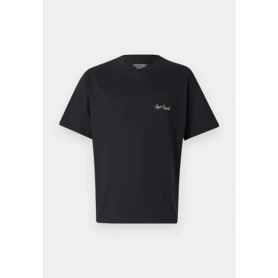 Abbildung von Jack &amp; Jones Jorislington BACK TEE CREW NECK Tshirt print, Herren, Größe: Small, Black