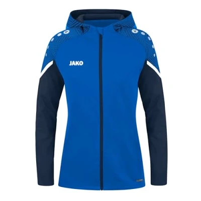 Abbildung von JAKO Damen Kapuzenjacke Performance, Royal/Marine, 44