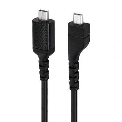 Abbildung von Arctis 3 5 7 Pro Ersatz Soundkarten Audiokabel, kompatibel mit SteelSeries Gaming Headset, 1,5 Meter Schwarz