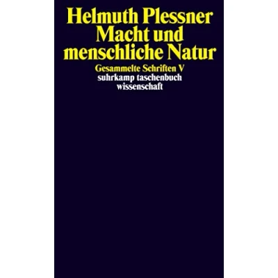 Abbildung von Gesammelte Schriften in zehn Bänden: V: Macht und menschliche Natur (suhrkamp taschenbuch wissenschaft)