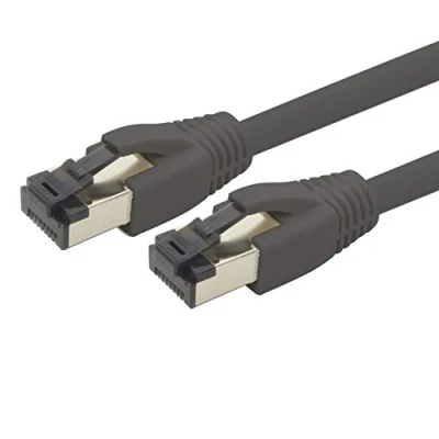 Abbildung von 1aTTack.de 3m Cat 8 Netzwerkkabel CAT8 Kabel Schwarz 1 Stück Cat.8 Lan 2000 Mhz 40 Gbit s 40GBase T Poe+ Patchkabel Ethernetkabel LSZH x 3 Meter