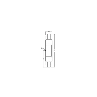 Abbildung von OSRAM LED Slim Line schlanke multicolor Lampe mit R7s Retrofit Sockel, 4.5 W / 470 lm, klar, warmweißes Licht 2700 K, nicht dimmbar, IP20, bleifreies Glas, 16 mm Durchmesser.
