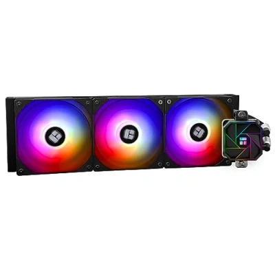 Abbildung von Thermalright AQUA ELITE 360 V3 Flüssig CPU Kühler, Doppel PWM ARGB Lüfter mit S FDB Lagern, effiziente gesteuerte Pumpe, für AMD/AM4/AM5, Intel LGA1150/1151/1200/2011/1700, (AE360 V3)
