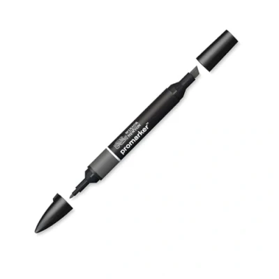 Abbildung von Winsor &amp; Newton &quot; ProMarker 0203157 Professioneller Layoutmarker 2 Spitzen, fein breit für Zeichnungen, Design Layouts Kalt Grau 5