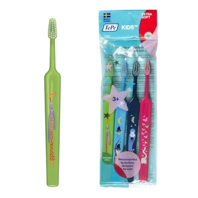 Abbildung von TEPE Kids Select Compact X Soft Die schonende Zahnbürste für Kinder, Gemischt, 4 stück