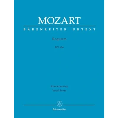 Abbildung von Requiem KV 626. Das von Franz Xaver Süßmayr vervollständigte in der traditionellen Gestalt. Klavierauszug vokal, BÄRENREITER URTEXT: Urtext ... Joseph Eybler und