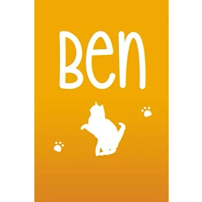 Abbildung von Ben: Katzen Malbuch Notizbuch Tagebuch 120 Seiten DIN A5 Blanko