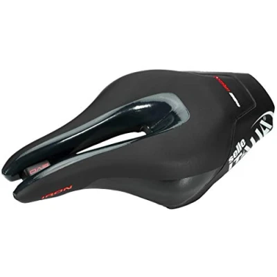 Abbildung von Selle Italia Unisex Erwachsene Iron Evo Superflow Sattel, Schwarz, Einheitsgröße