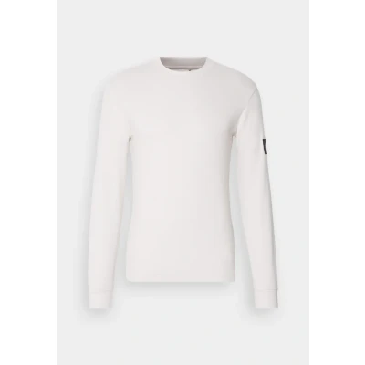 Abbildung von Calvin Klein Jeans Badge TEE Langarmshirt, Herren, Größe: Small, Moonbeam