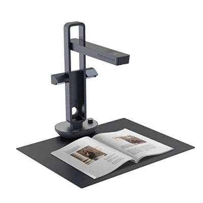 Abbildung von CZUR 14MP Buchscanner Faltbarer, Tragbar Dokumentenkamera, Dokumentenscanner mit OCR, für Windows und macOS, Scan bis zu A3, als LED Tischlampe 4 Farbe 6 Helligkeitsstufen (Aura Pro)