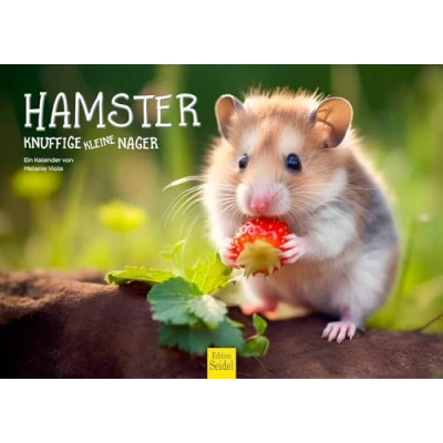 Abbildung von Edition Seidel Premium Kalender Hamster 2025 Format DIN A3 Wandkalender Tierkalender Säugetier Haustier knuffige Nager Nagetier Melanie Viola