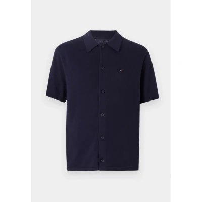 Abbildung von Tommy Hilfiger Essential Shirt Hemd, Herren, Größe: XS, Desert sky