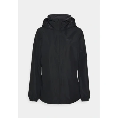 Abbildung von Jack Wolfskin Stormy Point Regenjacke / wasserabweisende Jacke, Damen, Größe: XL, Black
