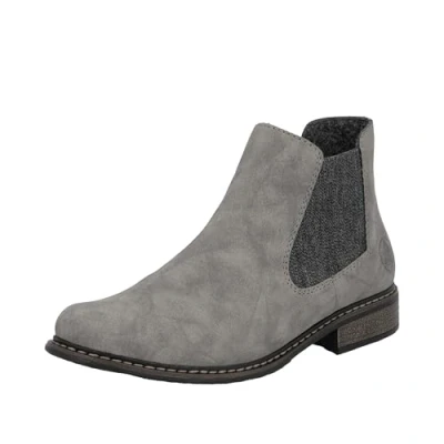 Abbildung von Rieker Damen Z4994 Chelsea Stiefel, Grau, 36 EU
