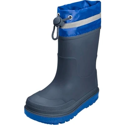 Abbildung von Playshoes Regenstiefel Unisex Kinder Gummistiefel, Marine Stulpe, 21 EU