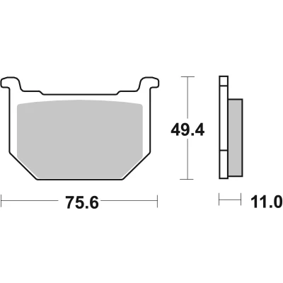 Abbildung von TRW Organic Allround MCB509 Bremsbelagsatz