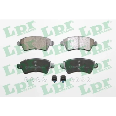 Abbildung von LPR 05P1105 Bremsbelagsatz mit Schrauben PEUGEOT: 206 Hatchback