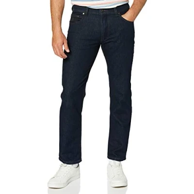 Abbildung von bugatti Nevada Jeans Straight Leg, Herren, Größe: 38x30, Raw denim