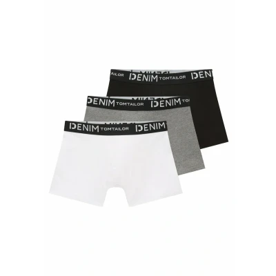 Abbildung von TOM Tailor Denim IM Dreierpack Panties, Herren, Größe: Large, Heather grey melange