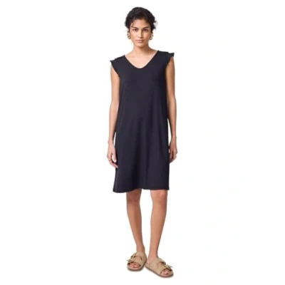 Abbildung von Street One Studio Damen F144573 Jersey Kleid, Dark Void Blue, 36