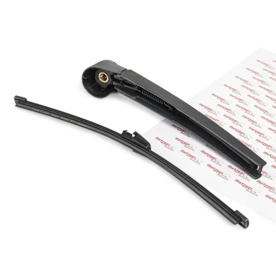 Abbildung von Wischarm, Scheibenreinigung Metzger 2190402 hinten mit integriertem Wischblatt, Kappe VOLKSWAGEN: Golf 5, Polo IV Hatchback, V Hatchback