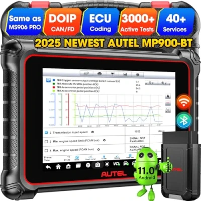 Abbildung von Autel MaxiPRO MP900 BT Auto Diagnosegerät, 2024 Neues Modell von MaxiSys MS906BT, Aufgerüstet MS906/ DS808/ MP808, ECU Codierung, Bidirektionaler Steuerung, 36+ Dienste, Alles System Diagnose