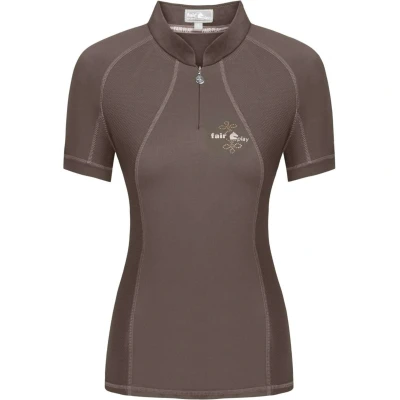 Abbildung von Fair Play Shirt Paula Kurze Armel Grau/Taupe 38