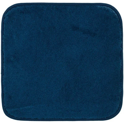 Abbildung von Gözze Premium Rutschfester Badteppich, RIO, 100% Microfaser, 50 x 45 cm Dunkelblau