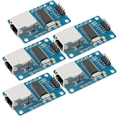 Abbildung von AZDelivery 5 x ENC28J60 Ethernet Shield LAN Netzwerk Modul kompatibel mit Arduino inklusive E Book!