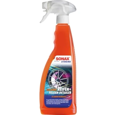 Abbildung von SONAX XTREME Ceramic Reifen+FelgenDetailer (750 ml) schützt vor Schmutz, vorzeitiger Alterung, Rissbildung, Witterungs &amp; Umwelteinflüssen Art Nr. 03504000