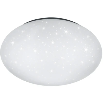 Abbildung von Reality Leuchten Deckenleuchten Putz R62681201, Schirm Kunststoff, inkl. 12 Watt LED
