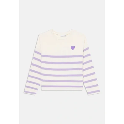 Abbildung von Name it Nkfline Strickpullover für Kinder, Größe: 122/128, Purple rose/cloud dancer