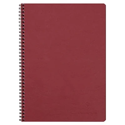 Abbildung von Clairefontaine 781420C Spiralheft Age Bag (DIN A4 21 x 29,7 cm, 50 Blatt, 90 g, kariert) 1 Stück rot